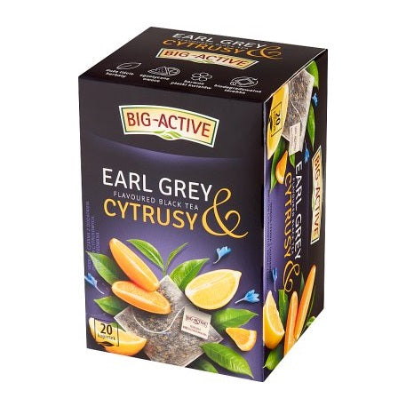 Herbata czarna Earl Grey & cytrusy 40g Big Active