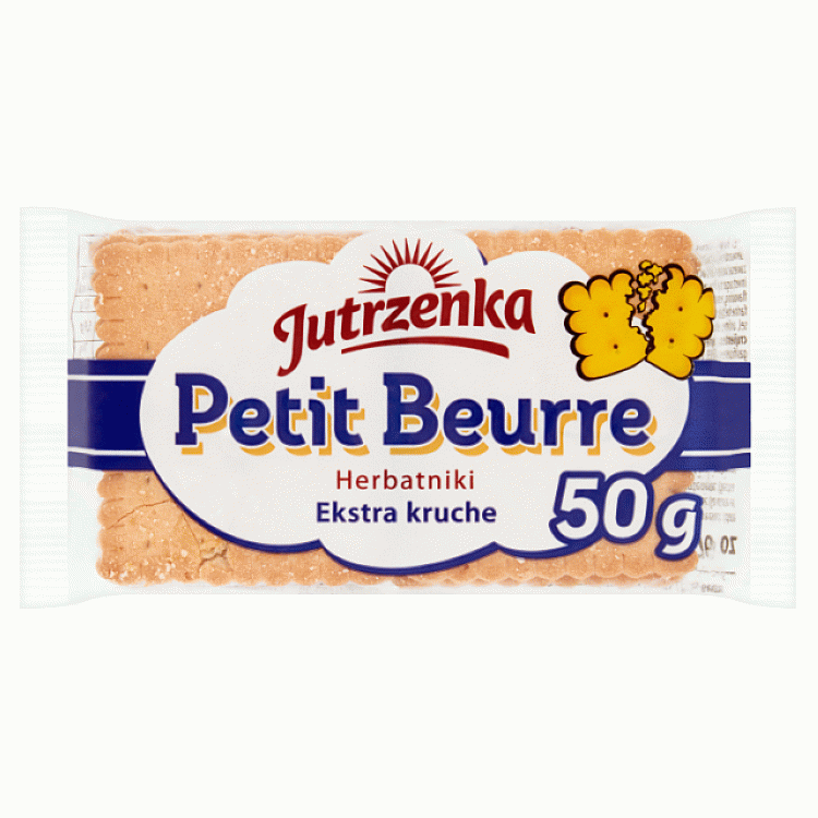 Herbatniki Petit Beurre ekstra kruche 50 g Jutrzenka