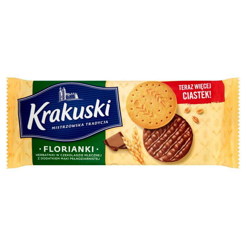 Ciastka Krakuski Florianki W Czekoladzie 171g