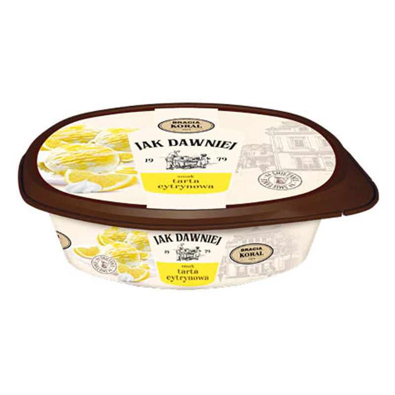 Lody Jak dawniej tarta cytrynowa 900ml Bracia Koral