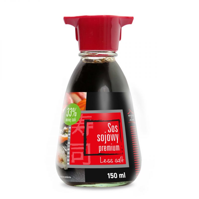 Sos sojowy o obniżonej zawartości soli 150 ml House of Asia