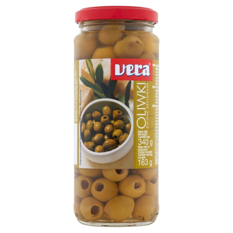 Oliwki zielone drylowane 340 g Vera