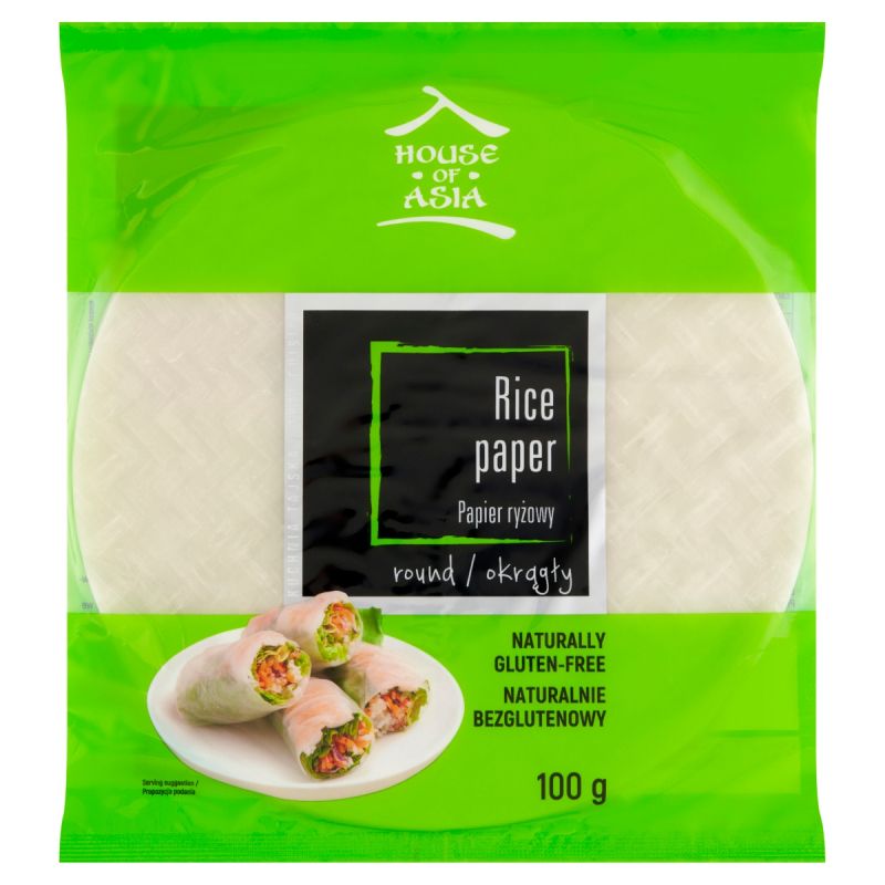Papier ryżowy okrągły 100g House of Asia