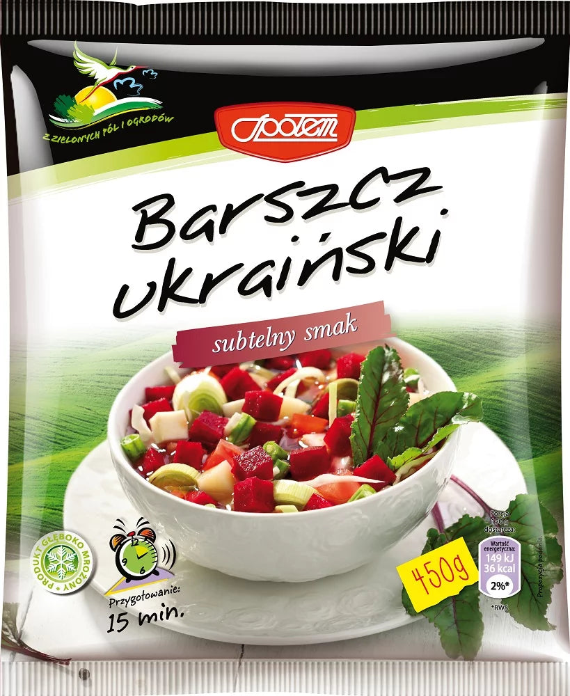 Zupa barszcz ukraiński mrożona 450g MW Społem