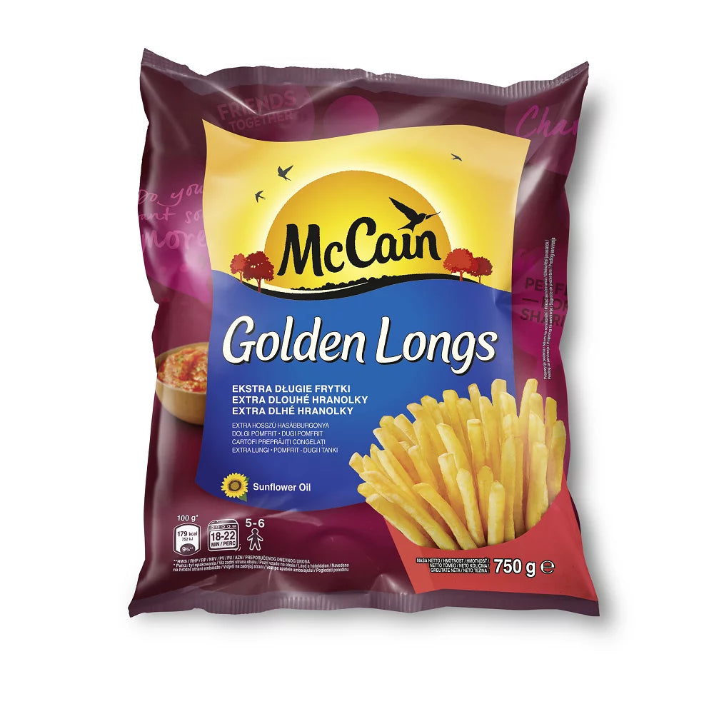 Frytki ekstra długie golden longs mrożone 750g Mc Cain