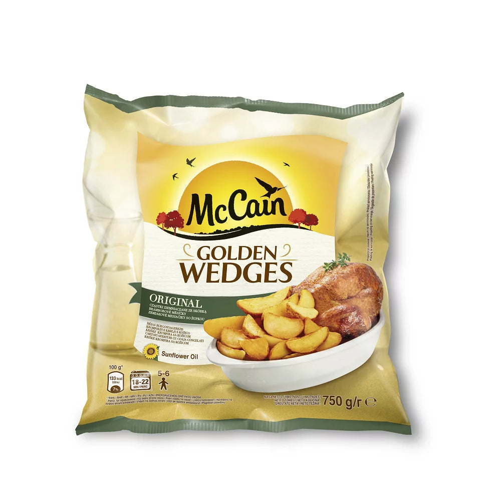 Półksiężyce ziemniaczane golden wedges 750g Mc Cain