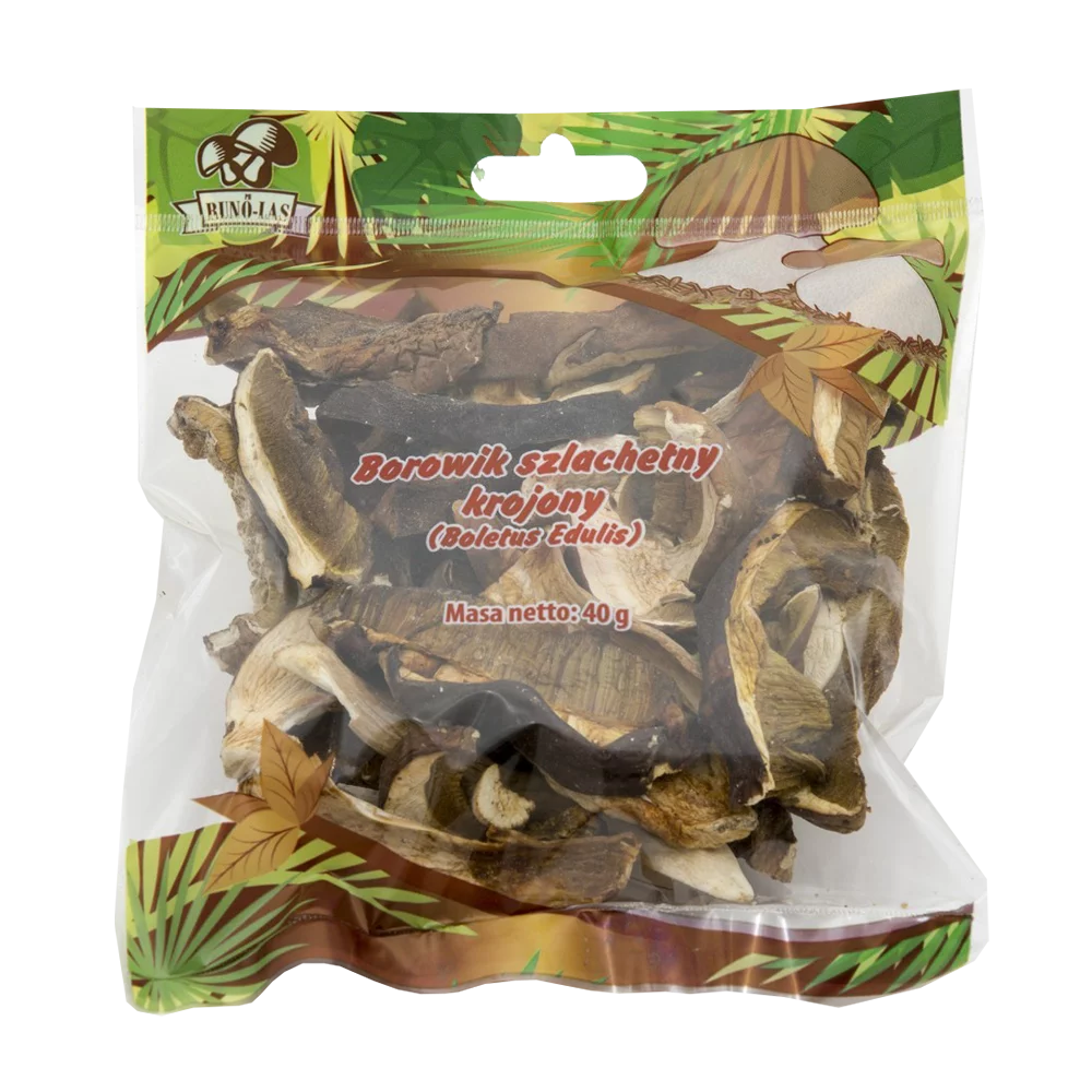 Borowik szlachetny krojony suszony 40g Runo las