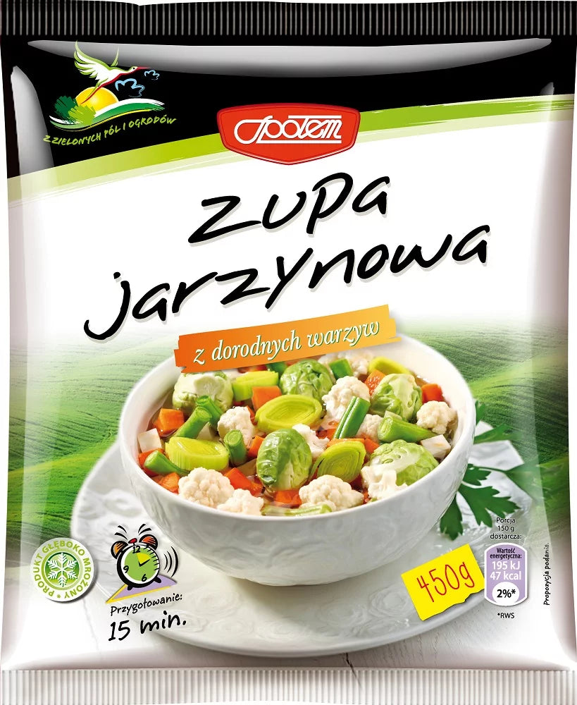 Zupa jarzynowa mrożona 450g MW Społem