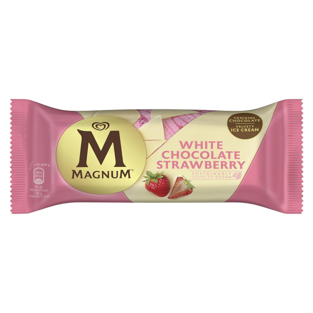 Lody Magnum strawbery&white 110ml Algida Unilever Polska