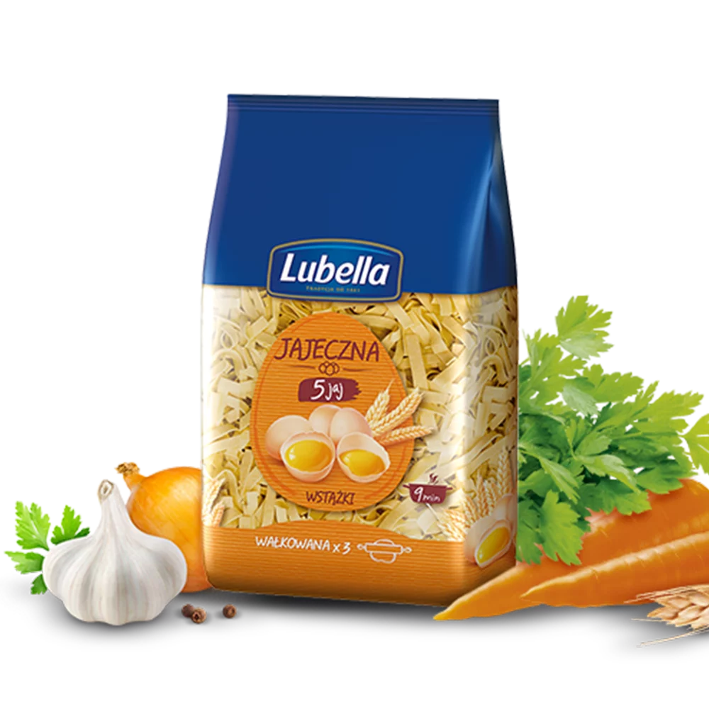 Makaron wstążki 5-jajeczny 400g Lubella