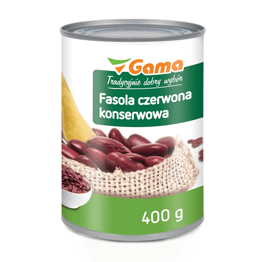 Fasola czerwona konserwowa 400g Marka Własna Gama