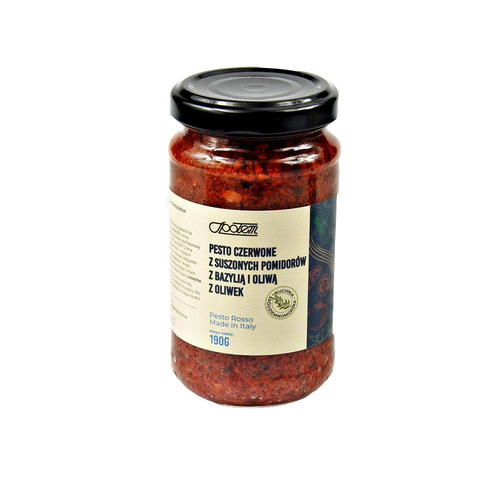 Pesto czerwone z suszonych pomidorów z bazylią 190g Marka Własna Społem