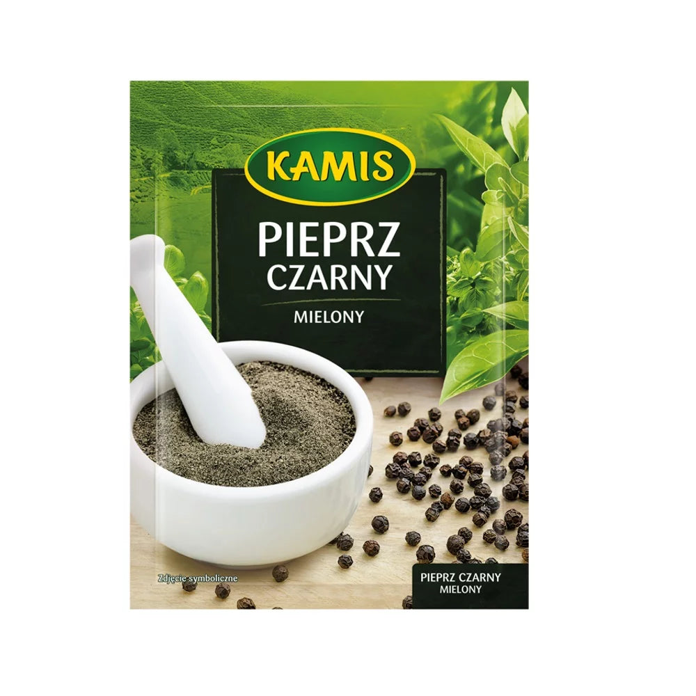 Pieprz czarny mielony 20g Kamis