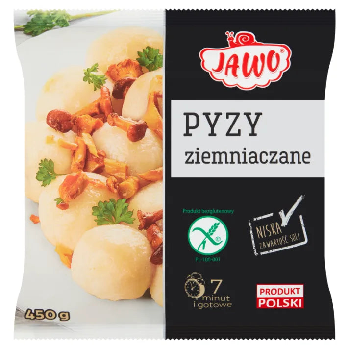 Pyzy ziemniaczane mrożone 450g Jawo