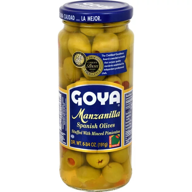 Oliwki Zielone Bez Pestek z papryką 340g Goya