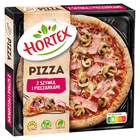 Pizza szynka, pieczarki 345g Hortex