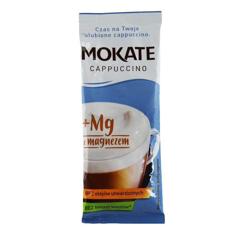 Kawa rozpuszczalna Cappuccino z magnezem 20g Mokate