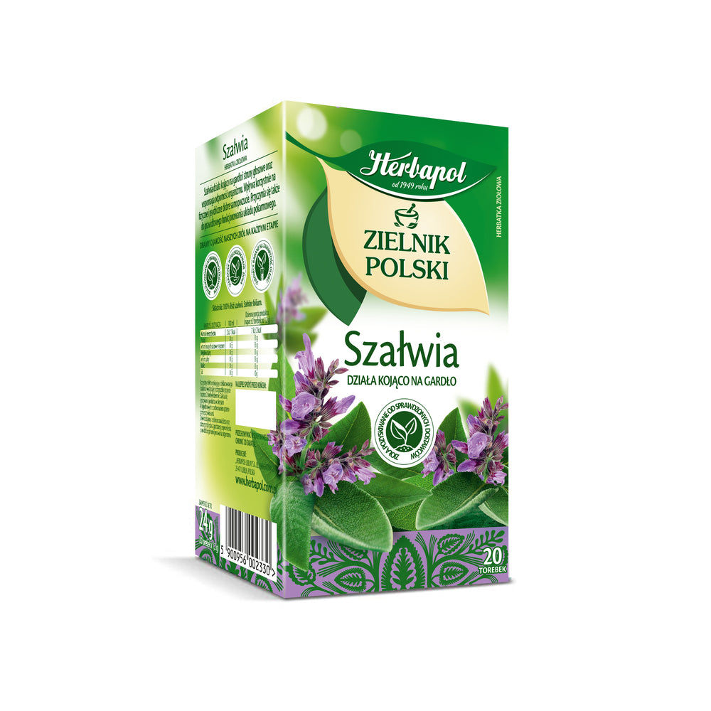 Herbata ziołowa Szałwia Zielnik Polski 20 x 1,2 g Herbapol