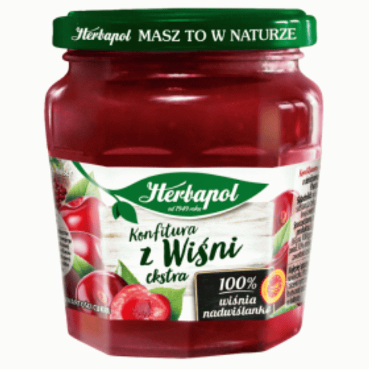 Konfitura extra z wiśni niskosłodzona 240g Herbapol