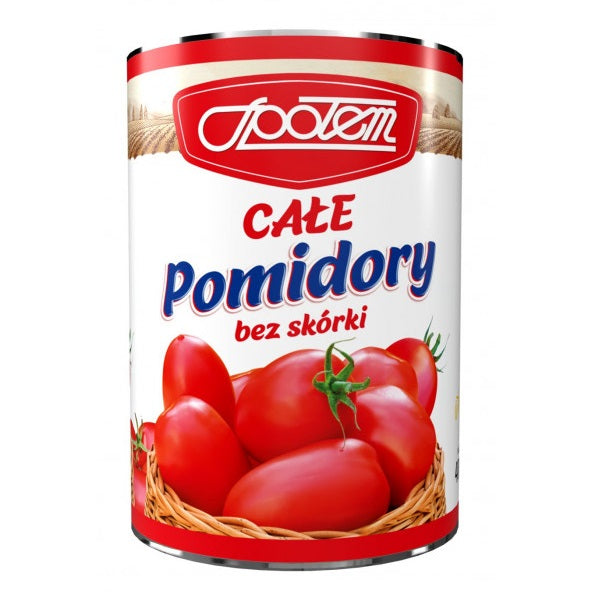 Pomidory całe w puszce 400g Społem
