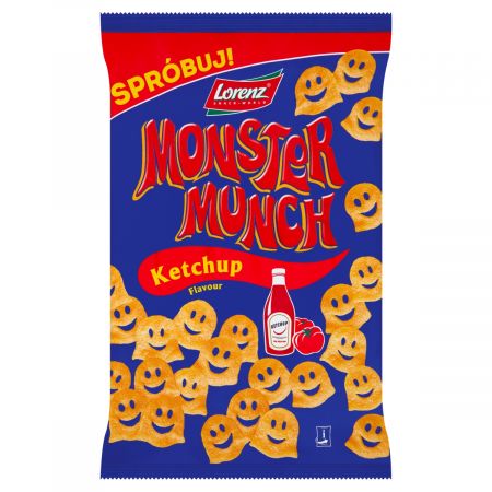 Chrupki Monster Munch o smaku ketchupowym 100g