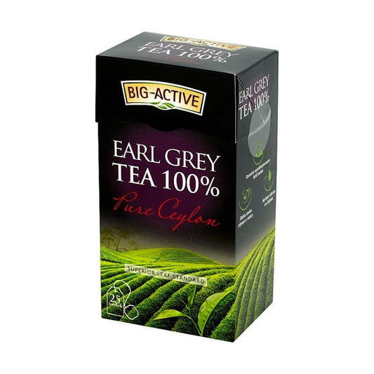 Herbata Earl Grey100% Pure Ceylon 25 x 2 g Big-Active