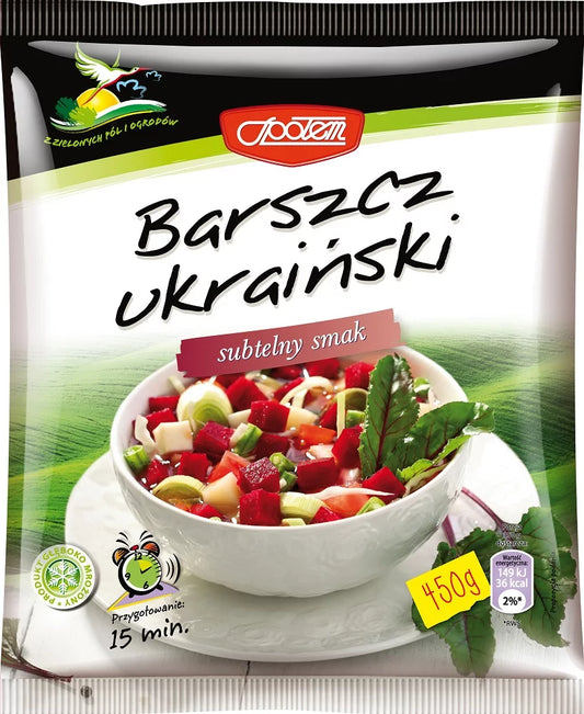 Zupa barszcz ukraiński mrożona 450g MW Społem