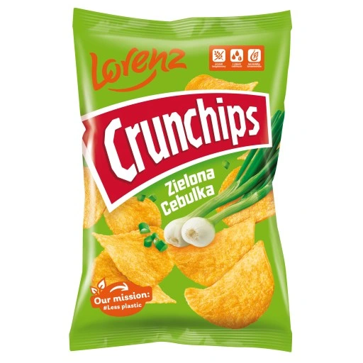Chipsy Zielona Cebulka 140g Crunchips