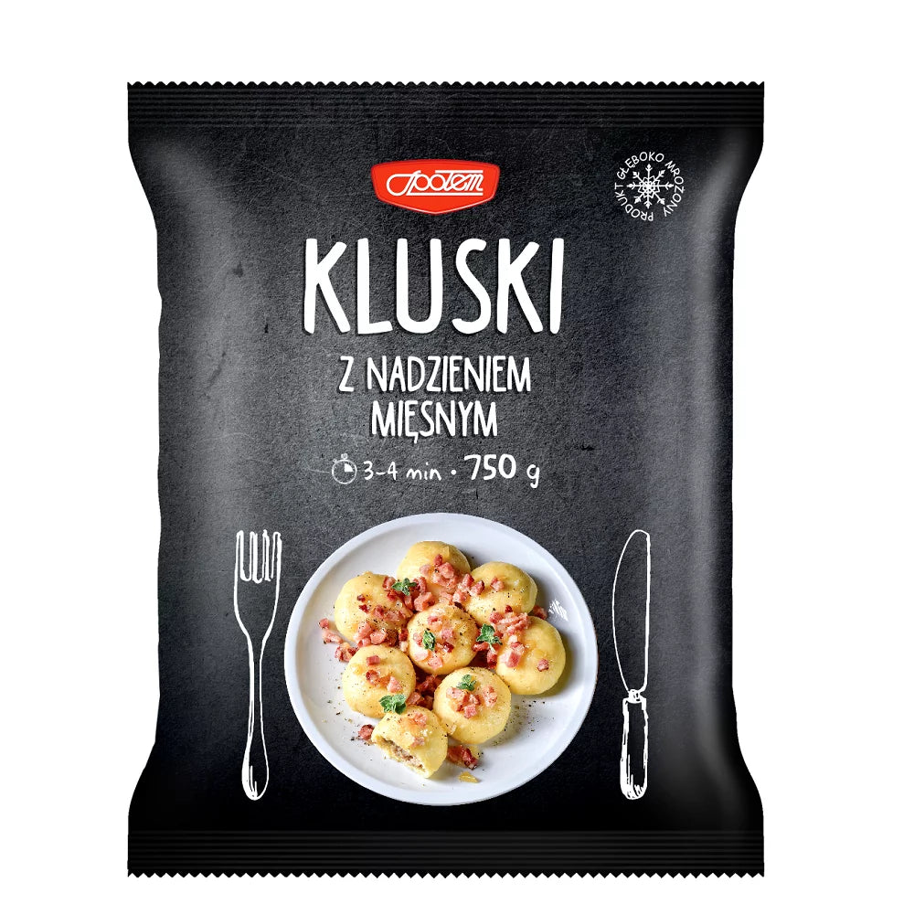 Kluski z nadzieniem mięsnym 750g MW Społem