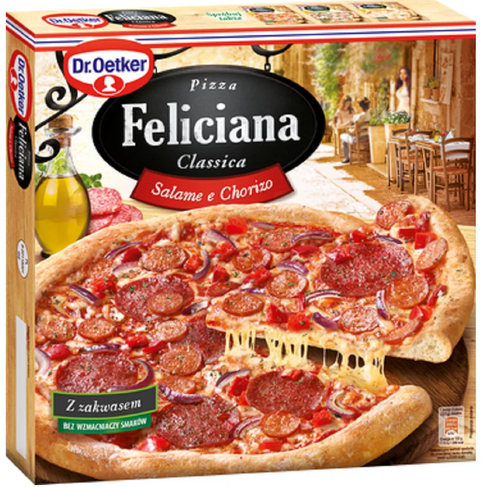 Pizza Feliciana salame&chorizo mrożona 320g Dr. Oetker