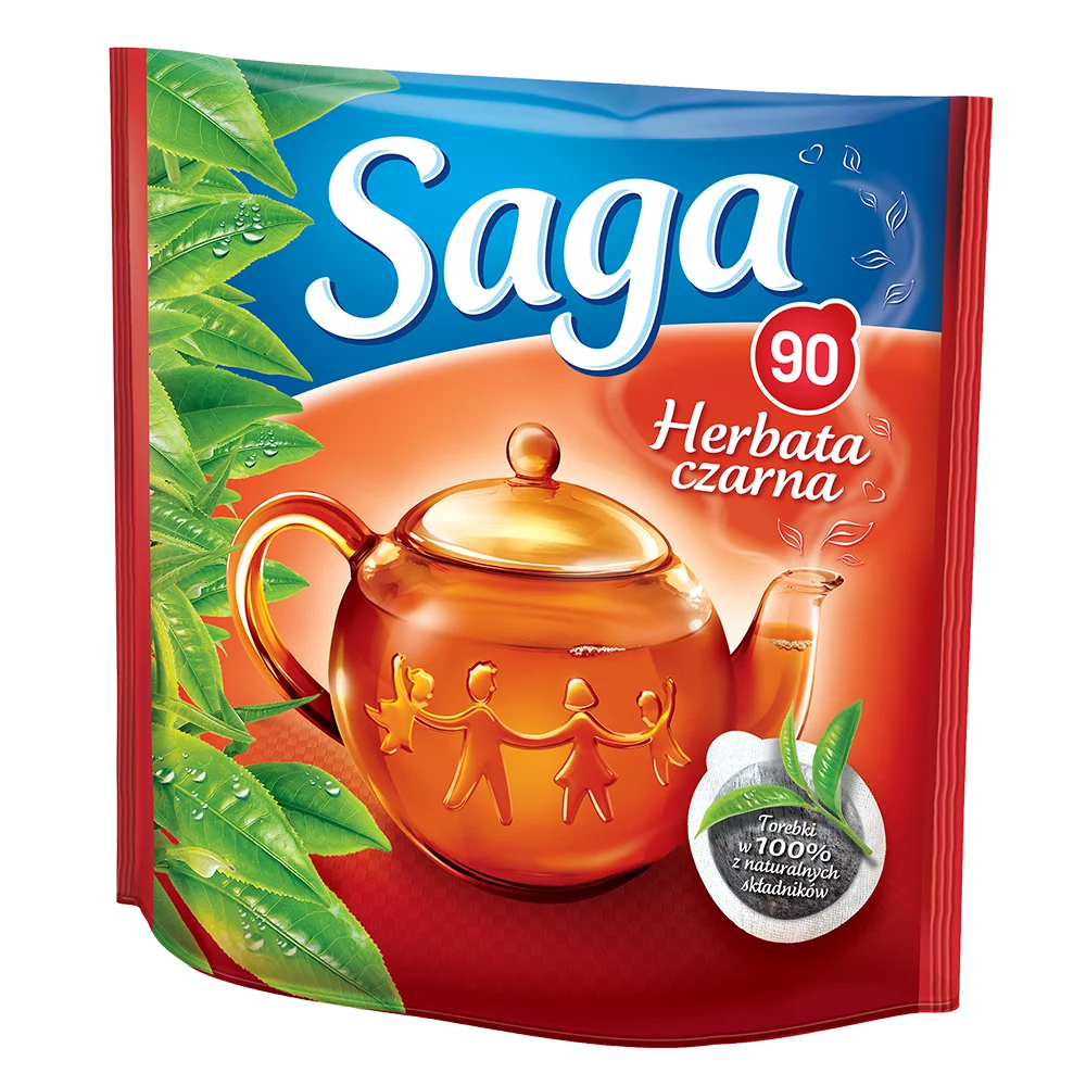 Herbata czarna ekspresowa Saga 90szt. Unilever