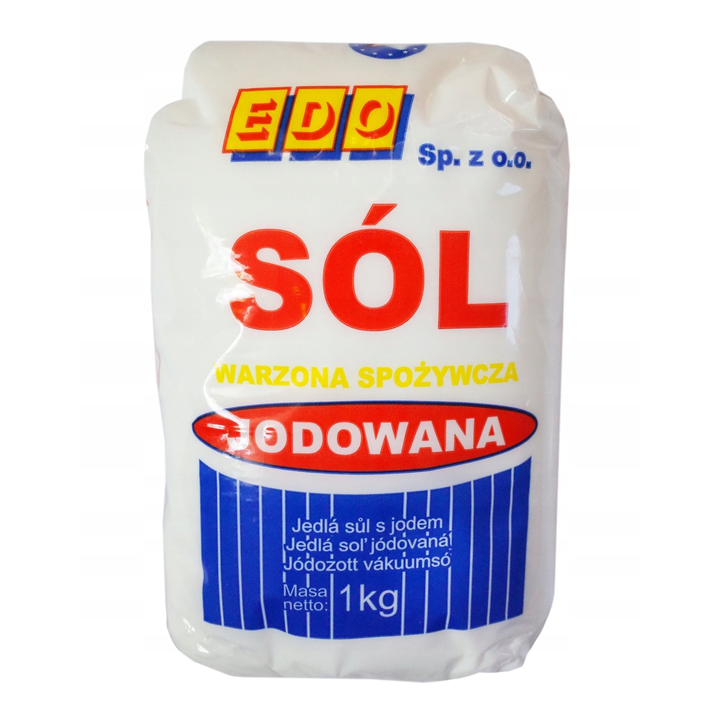 Sól warzona kamienna jodowana 1kg EDO