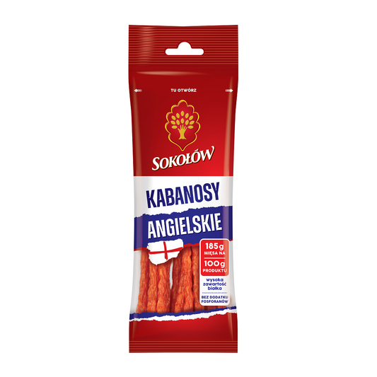 Kabanosy angielskie 100g Sokołów