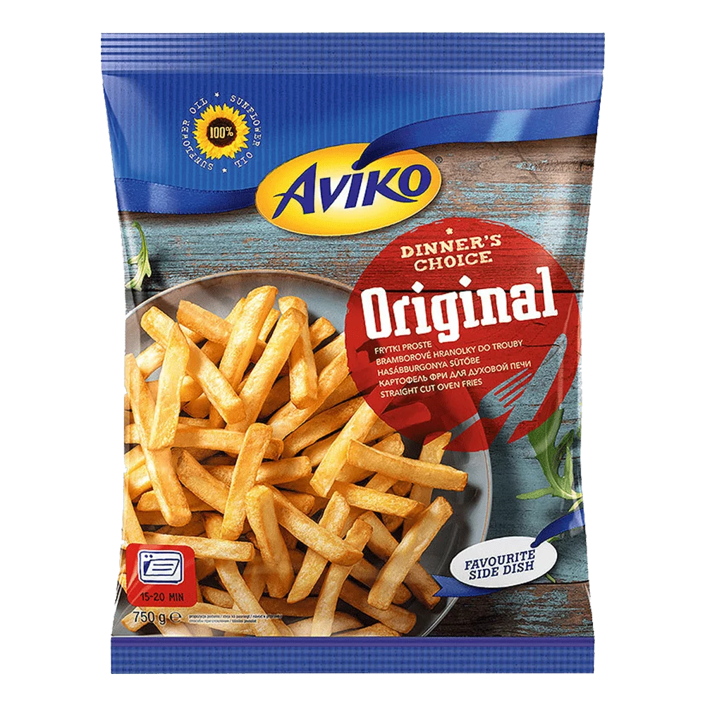 Frytki original mrożone 750g Aviko
