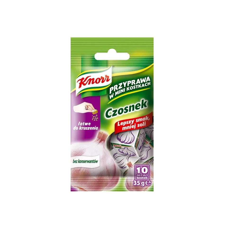 Przyprawa Knorr mini kostka czosnek 10×3,5g Unilever Polska