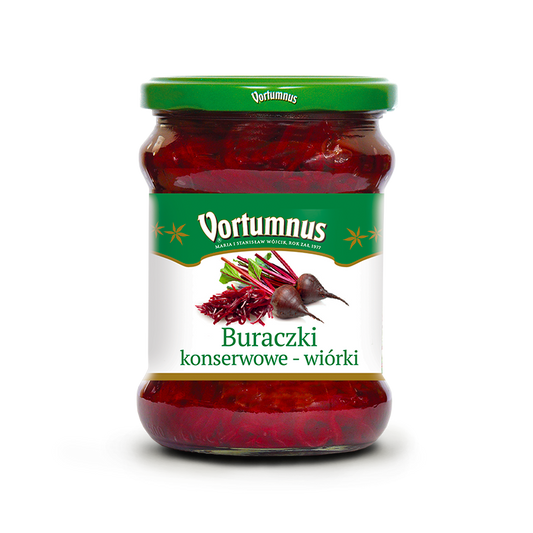 Buraczki konserwowe – wiórki 460g Vortumnus