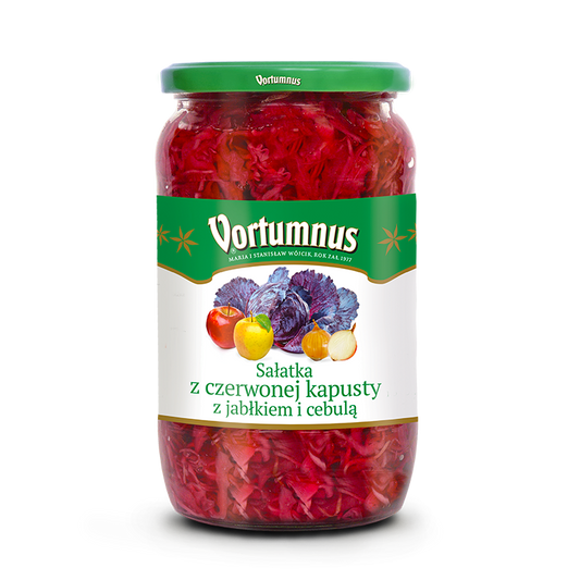 Sałatka z czerwonej kapusty z jabłkiem 750g Vortumnus