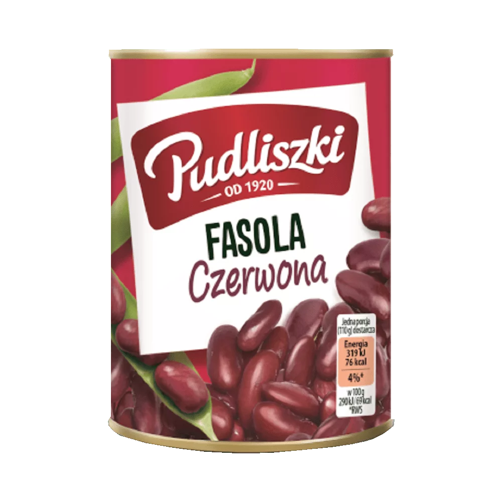 Fasola czerwona pudliszki 400g Heinz