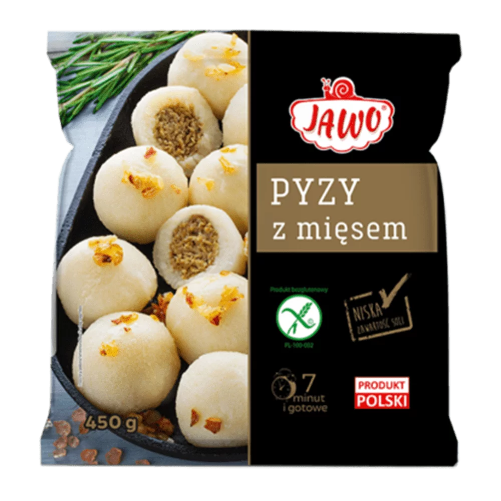 Pierogi z mięsem mrożone 450g Jawo