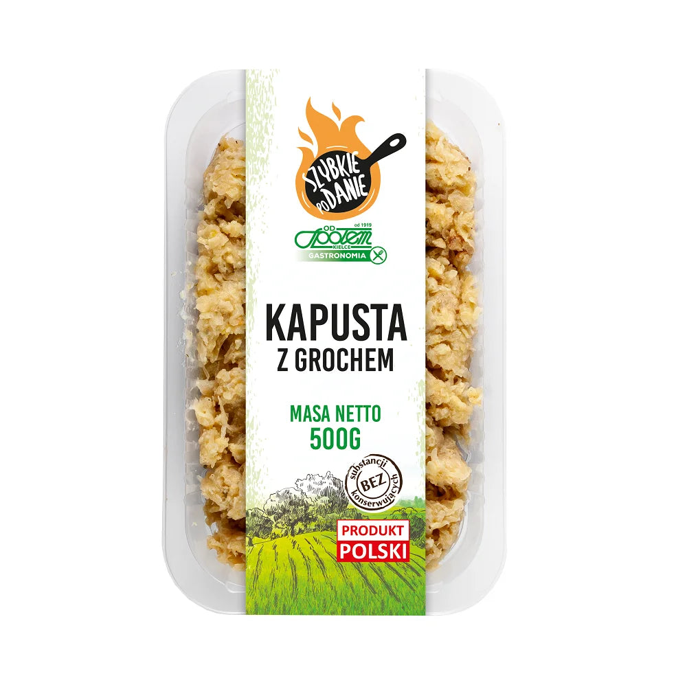 Kapusta z grochem 500g Społem PSS