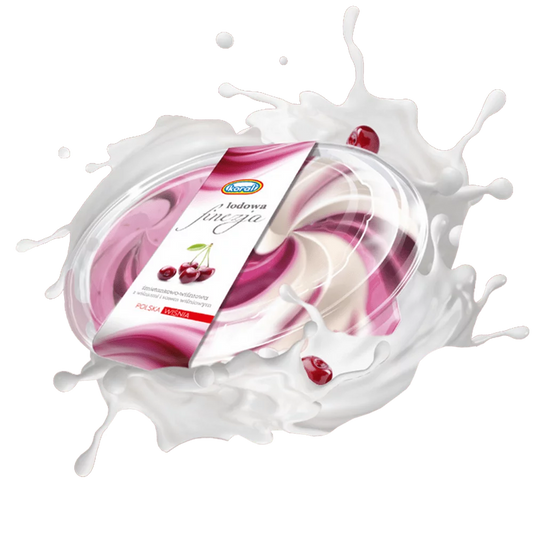 Lody Finezja śmietanka/wiśnia 1l Koral