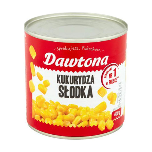 Kukurydza konserwowa słodka 400g Dawtona