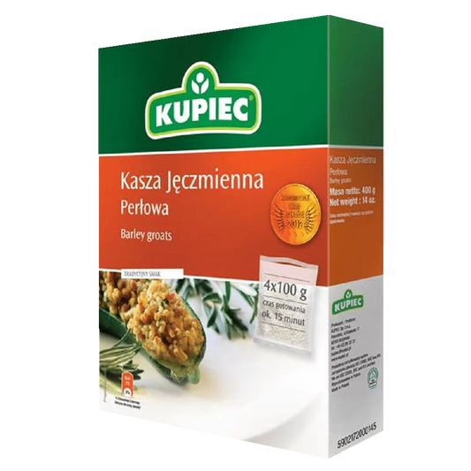 Kasza jęczmienna perłowa 4x100g Kupiec