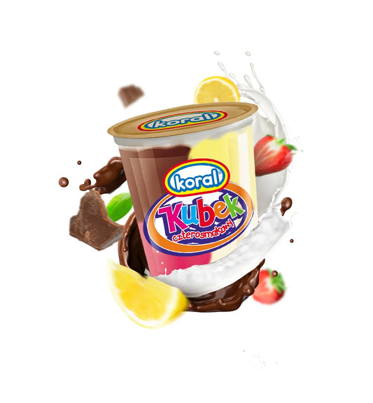 Lody kubek czterosmakowy 180ml Koral
