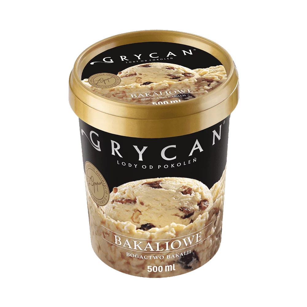 Lody bakaliowe 500ml Grycan