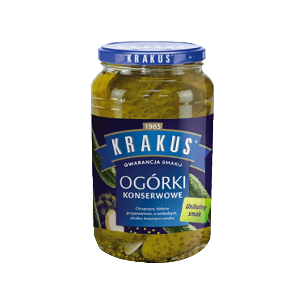 Ogórki konserwowe Krakus 920g Agros Nova