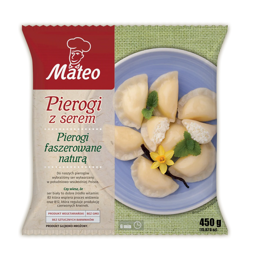 Pierogi z serem 450g Mateo