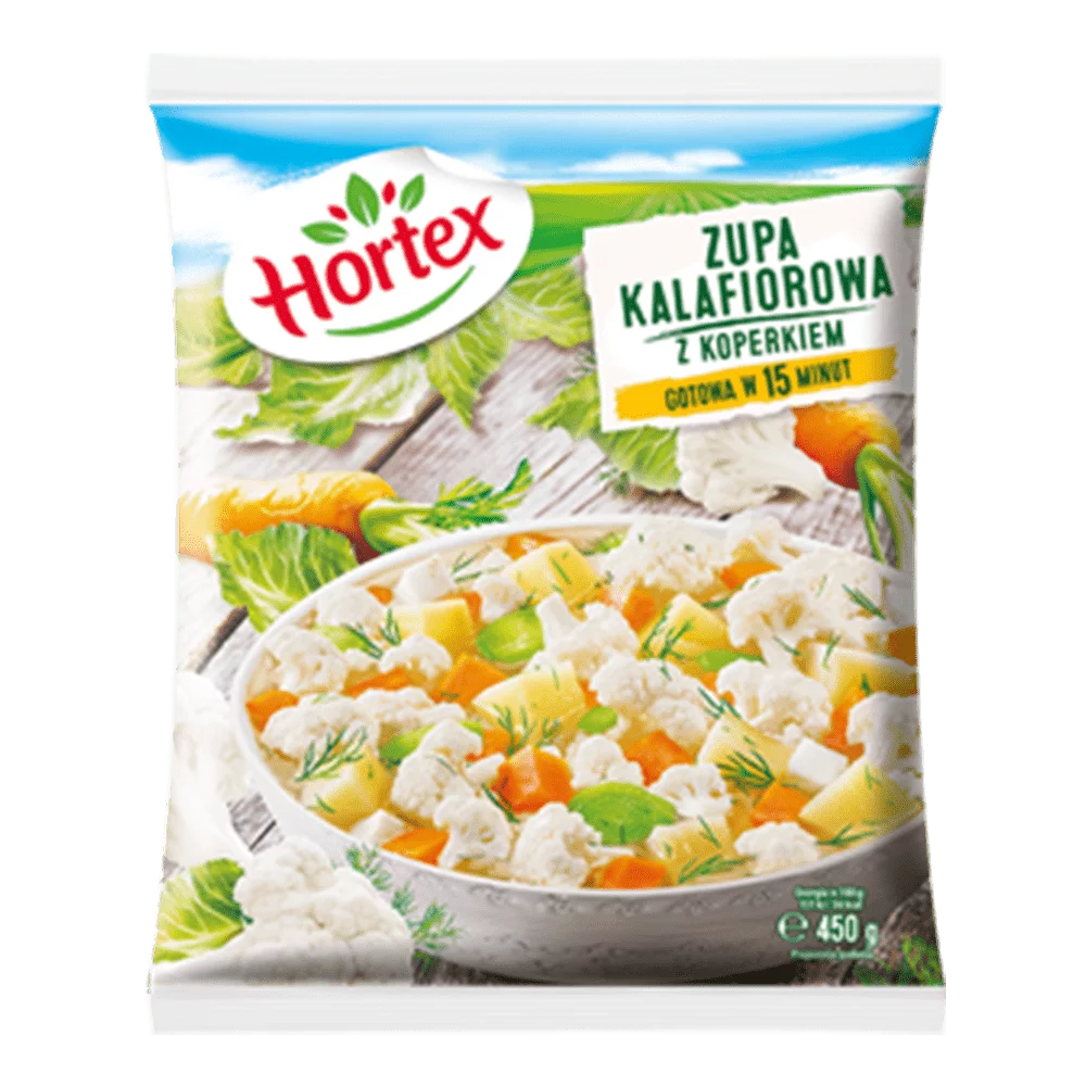 Zupa kalafiorowa mrożona 450g Hortex
