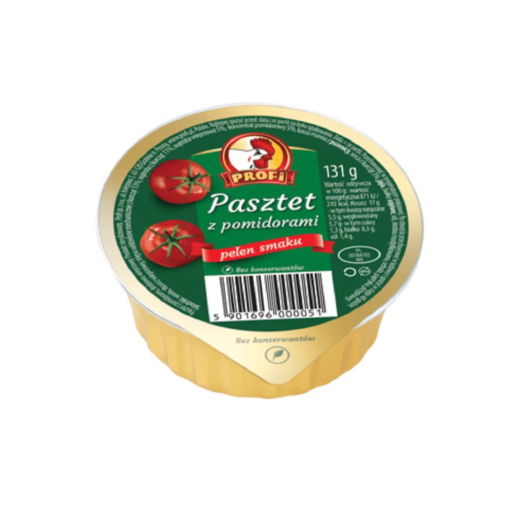Pasztet wielkopolski z drobiem i pomidorami 131g Profi