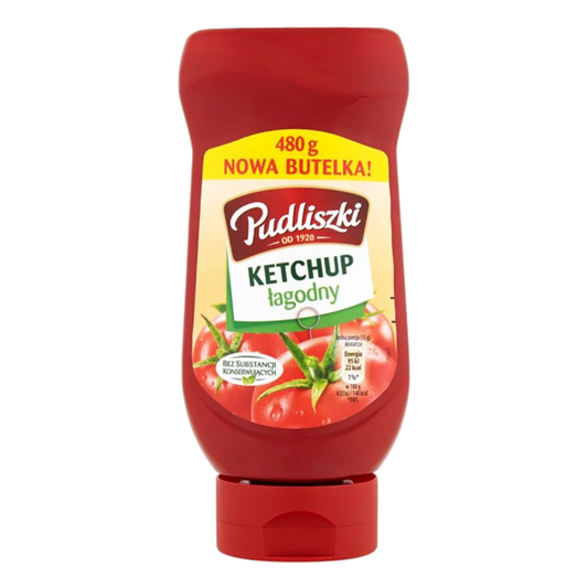 Ketchup łagodny Pudliszki 480g Heinz